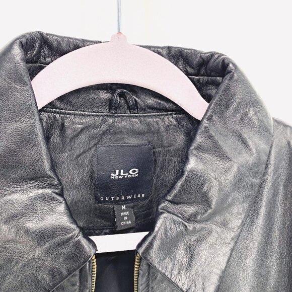 JLC New York Fitted 100% Leather Jacket - Picture 6 of 9
